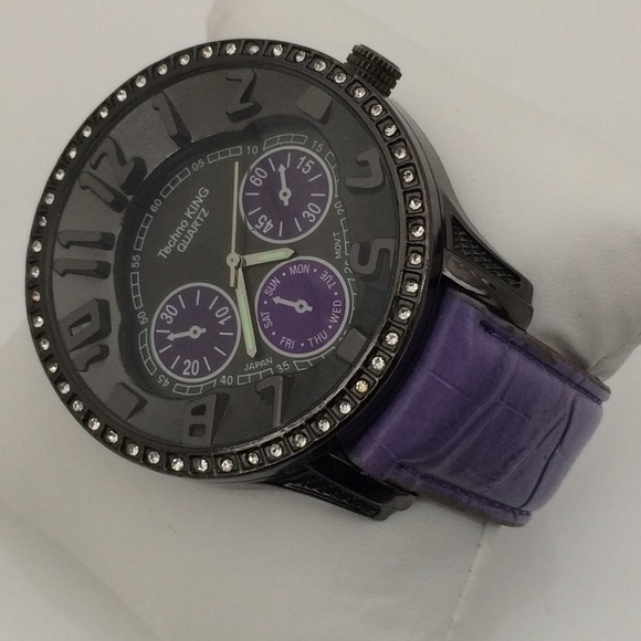 Techno Master Other - Techno Master Men Watch Purple Band Analog Wrist